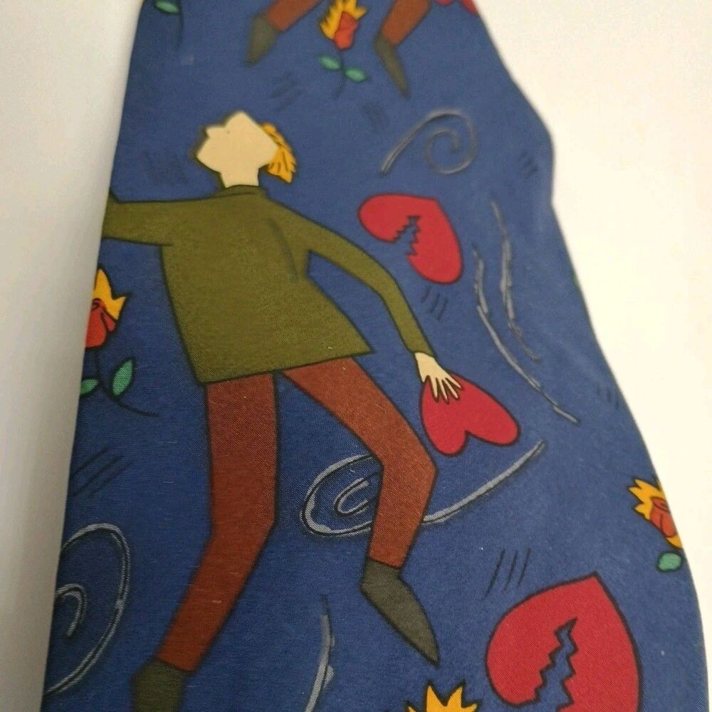 The Beatles Mens Vintage Silk Neck Tie If I Fell - Picture 2 of 5
